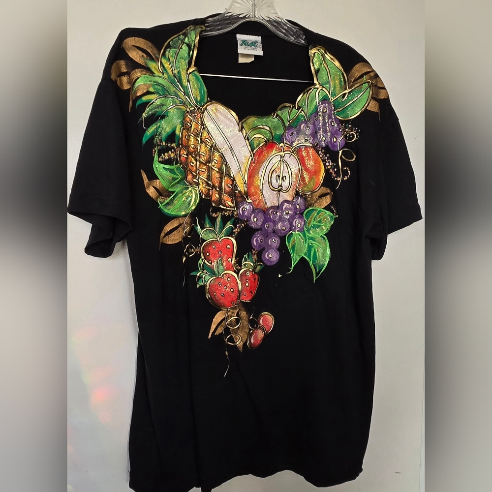 Vintage Painted Fruit Top